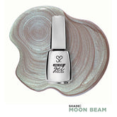 A close up view of Salon Perfect .05oz 1-Step Gel Moon Beam outside of retail unit carton packaging.